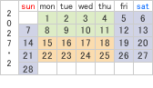 2027年2月